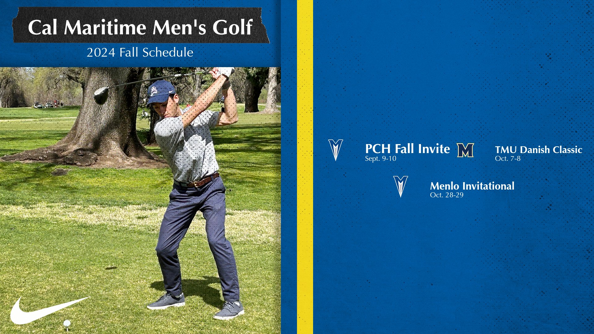 Three tournaments comprise fall schedule; Cal Pac and NAIA set postseason dates