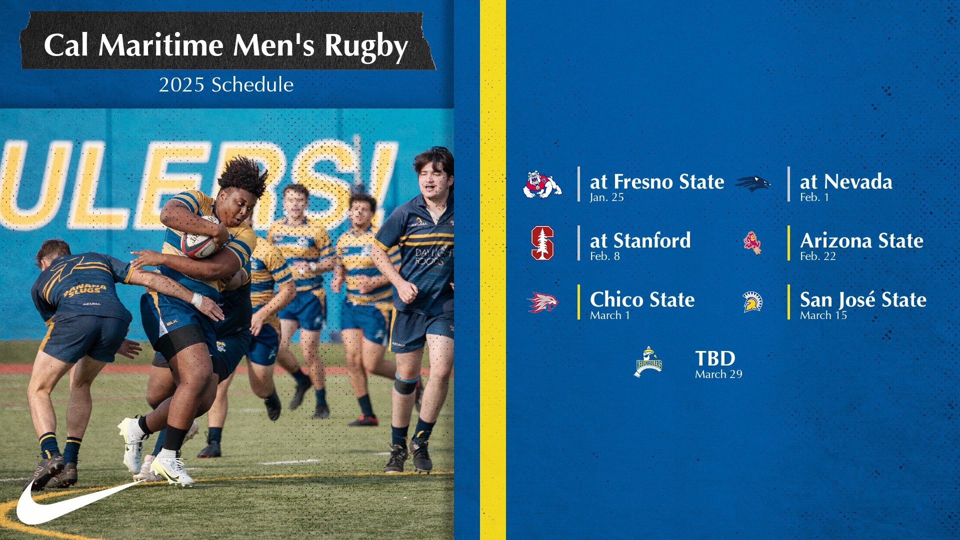 Men&rsquo;s rugby releases 2025 schedule