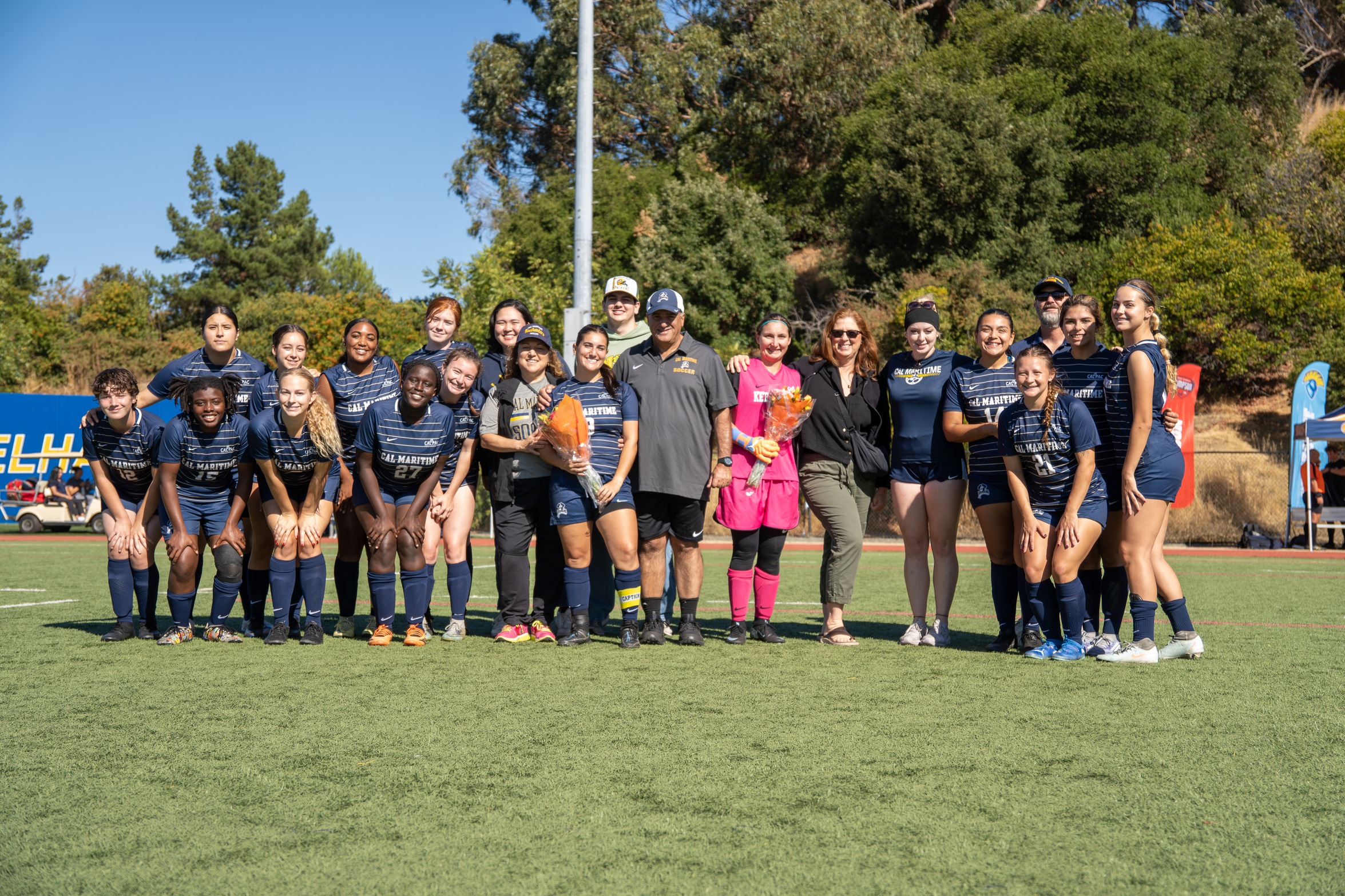 Bremermann and Carvalho honored by Cal Maritime on Senior Day